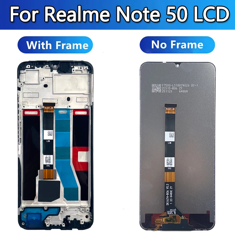New Display For Realme Note 50 RMX3834 LCD Display Touch Scr
