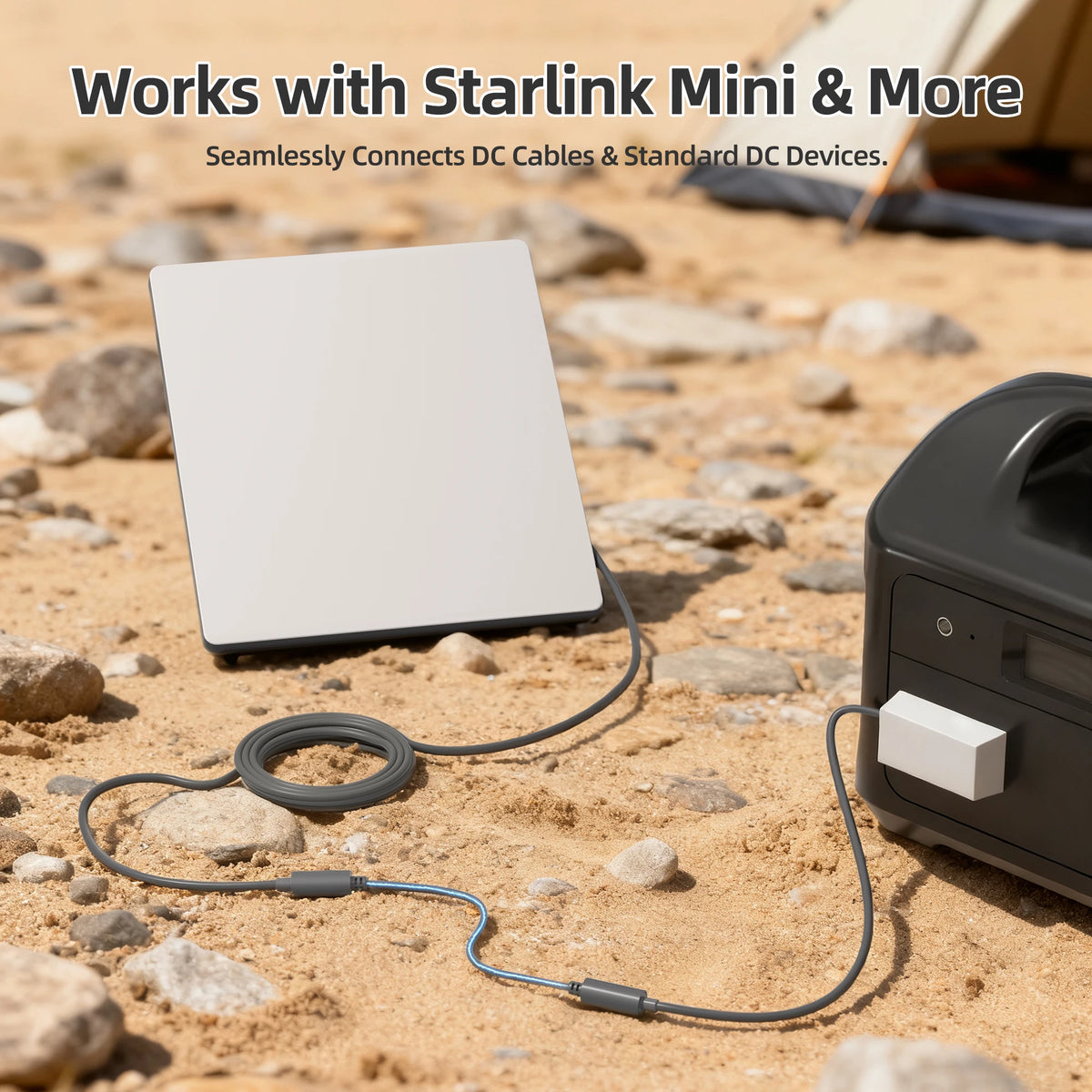 0.3M Starlink Mini Extension Cable Waterproof Starlink Stand