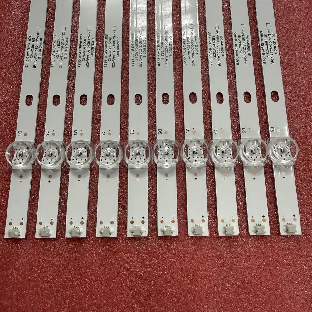 LED Backlight Strip for Polaroid PTV58174 PTV58174KILED 58D5S 58D8U LK580PU1L02 LS580PU1L03 303XM580001E