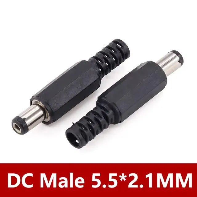 10/50PCS DC022B 5.5 X 2.1mm DC Power Jack Supply Socket 3.5X1.3 DC Female Panel Mount Connector Plug Adapter 5.5 2.5MM 2 Pin