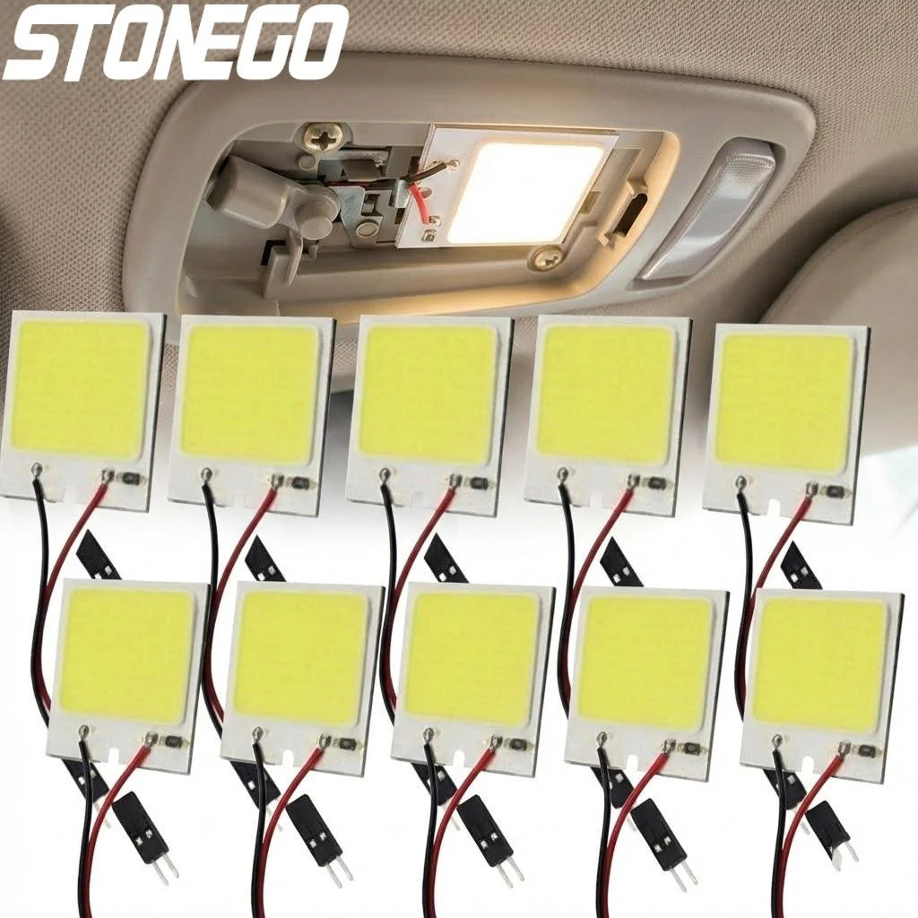 2 Pcs 10 Pcs 18 24 48 White Reading Lamp LED T10 Bulb LED Ca