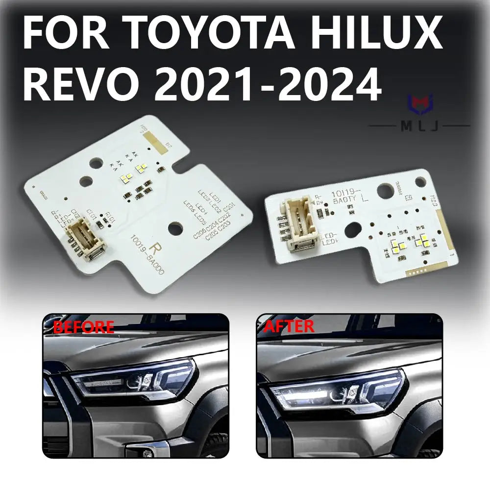 Angel Eye Chip For 2021 2022 2023 2024 Toyota Hilux Revo LED Headllight Daytime Running Light Chip Module LED