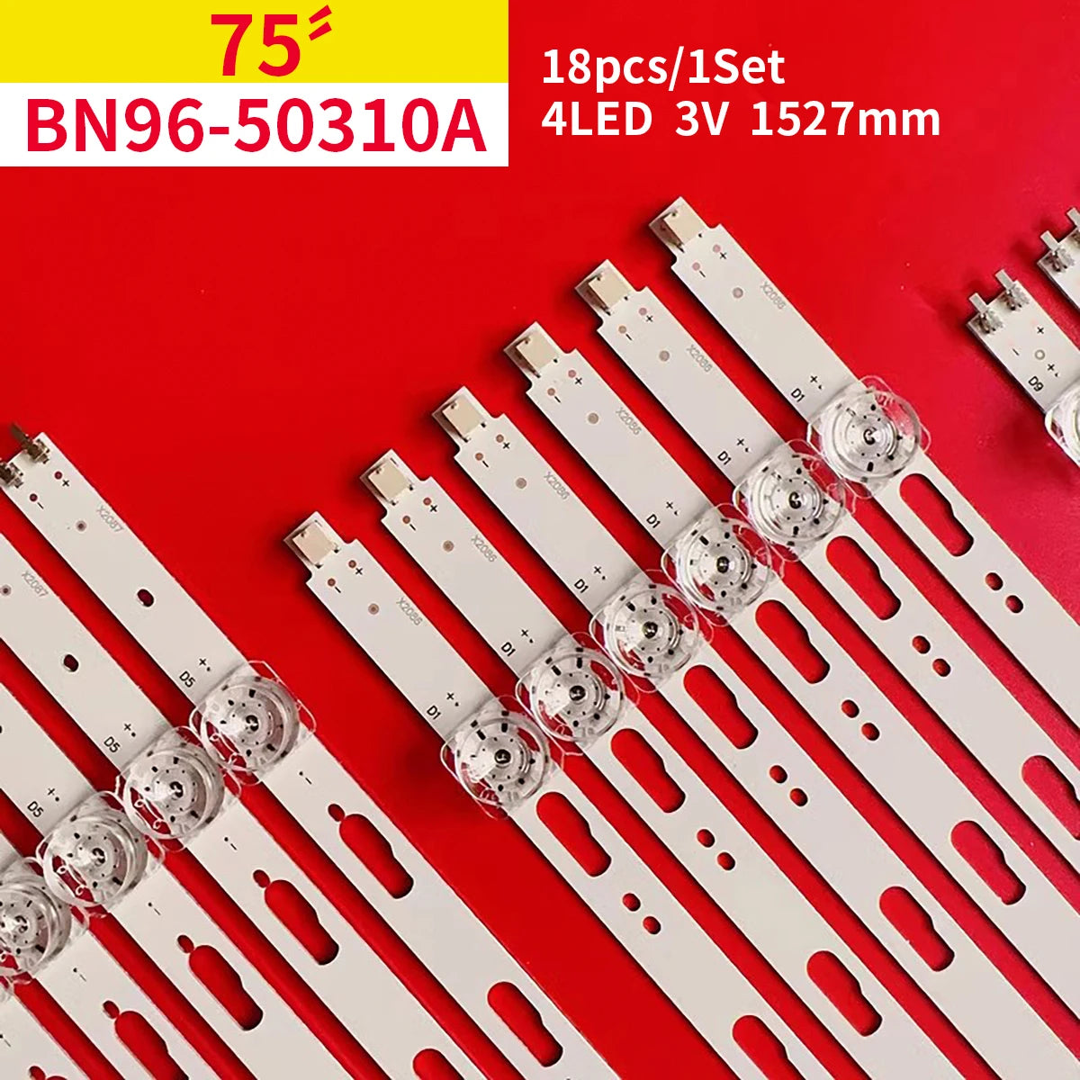 18PCS LED Backlight strip for Samsung 75 TV BN96-50310A 5031