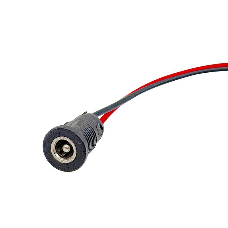 10A High Current Waterproof DC Power Socket 18AWG Cable Pane