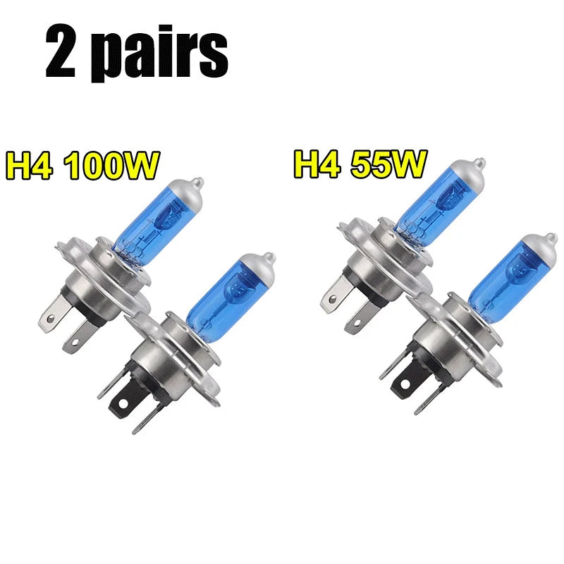 1/2pairs Car Auto Lamps Xenon Lamp Super Bright Halogen Car 