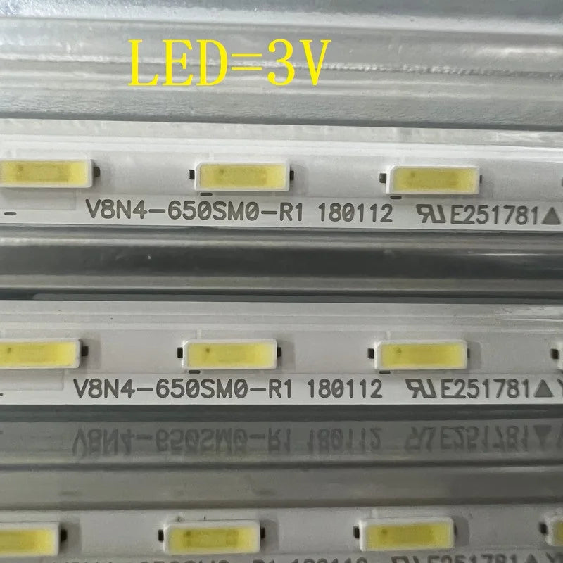 LED Backlight Strip for 54LED(3V)LED Backlight Strip For Samsung UE65RU7406U UE65RU7405U UE65RU8009UXZG