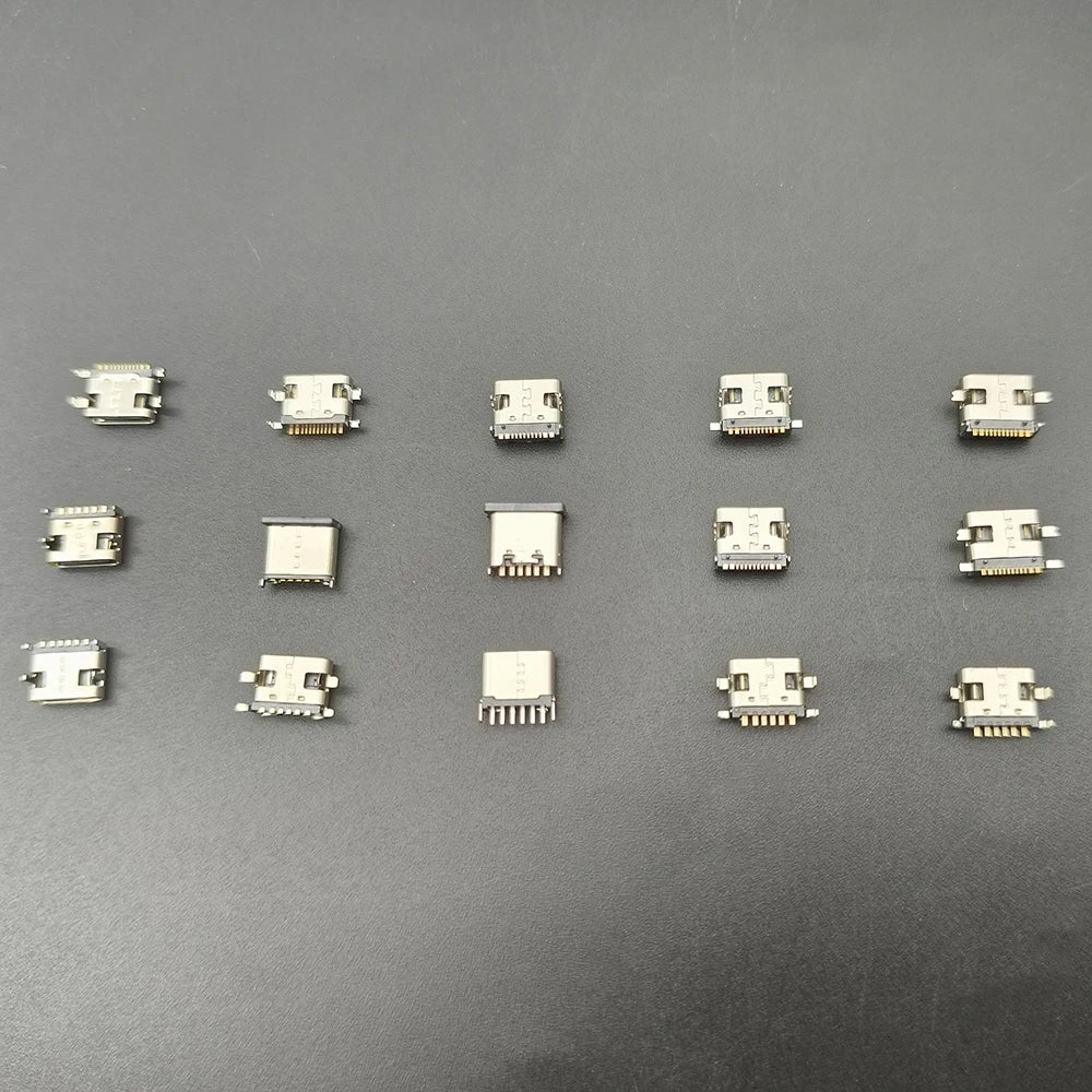 150Pcs/Box 15Models USB Type C Charging Port Dock Connector 