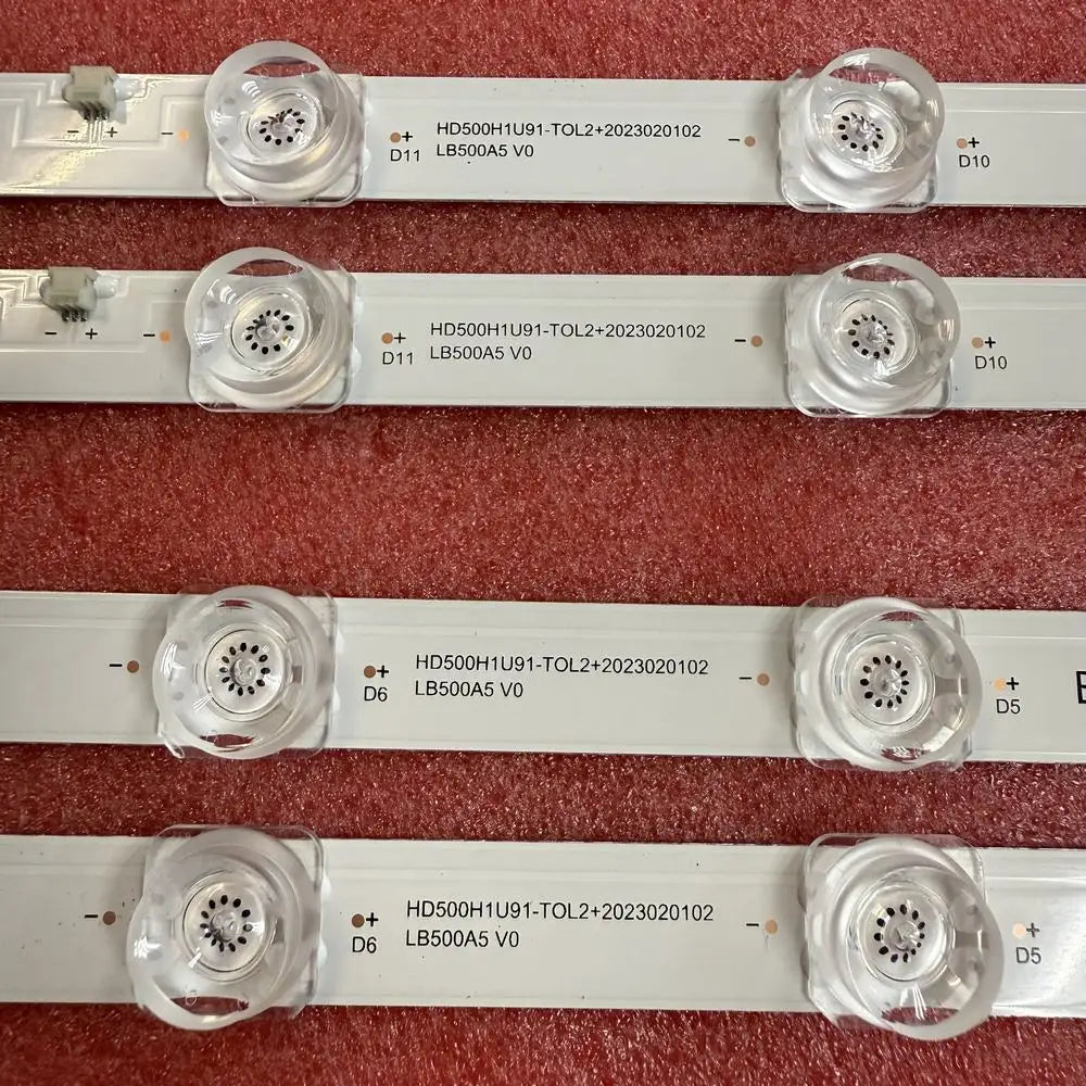 LED Strip for Hisense 50A6K 50A6KV 50A6KTUK 50E63KT HD500H1U91-TOL2+2023020102 1307344S00 HE50 D6J 00316