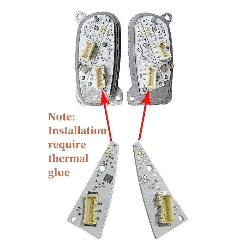 LED Headlight Angel Eye DRL Board Chip For 2021 2022 SEAT Leon Formentor Cupra 5FJ941475 OEM Daytime Running