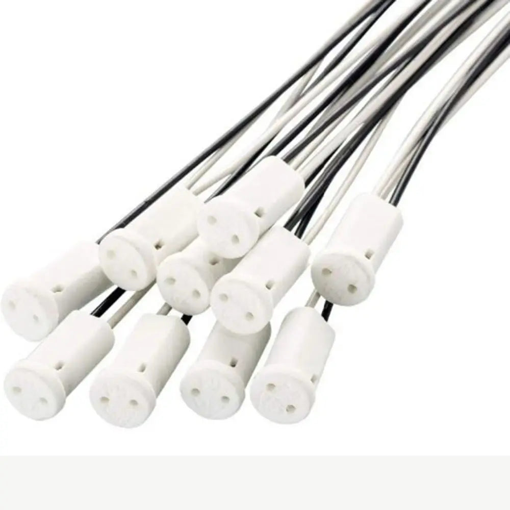10pcs High Quality Socket Holder Connector G4 Ceramic Head L