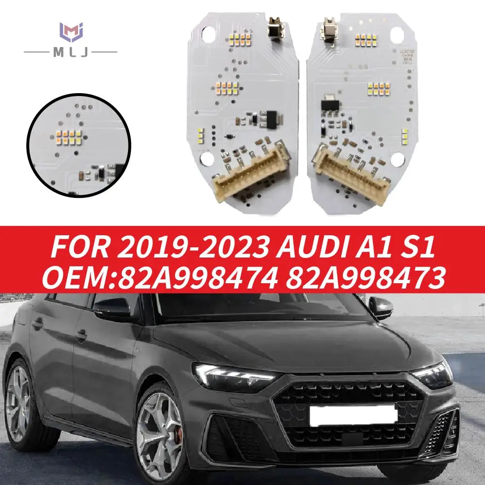 Angel Eye LED DRL Light Source Chip Headlight PCB Board For Audi A1 S1 2019-2023 HeadLamp Accessories for