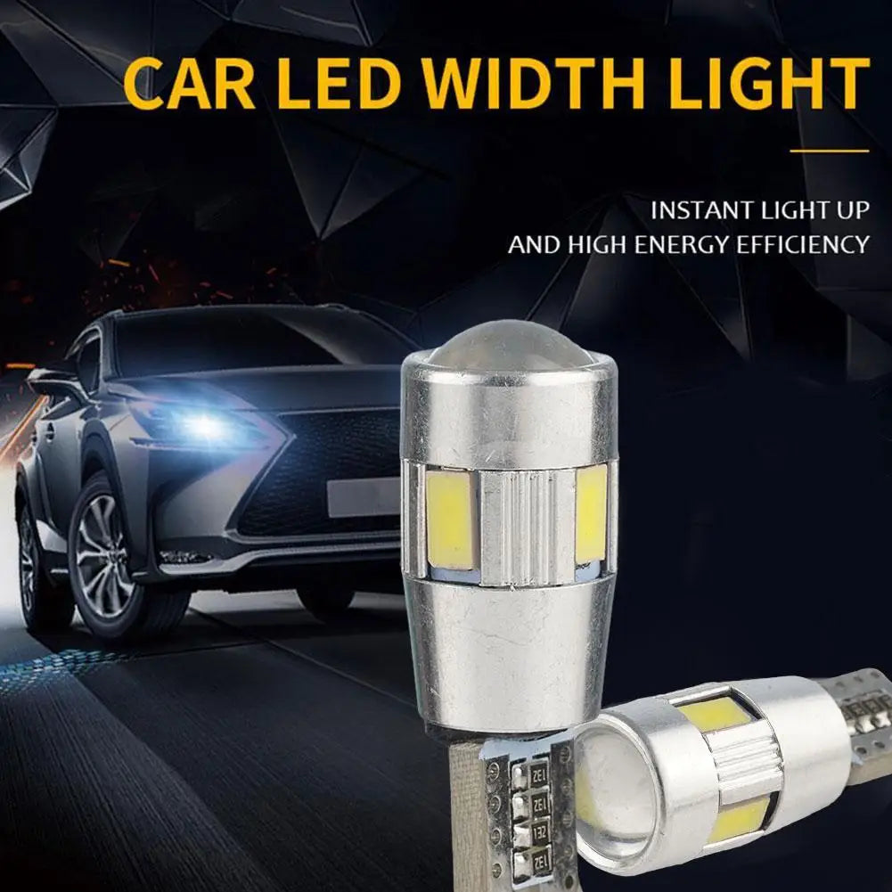 2pcs T10 LED Bulbs CAN-bus LED Light Bulb Headlight Mini Siz