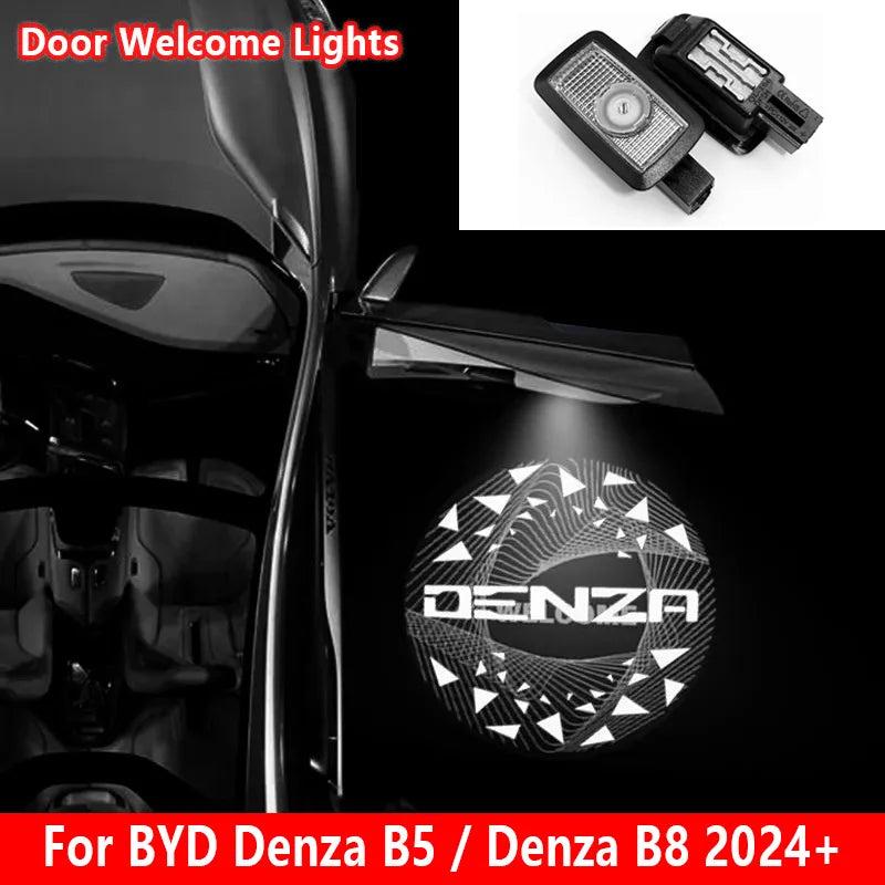 For BYD Denza B5 Denza B8 2024+ LED Door Welcome Lights Door