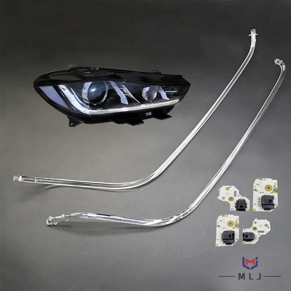 DRL Board Angel Eyes Light Guide Tube Light Guide Strips Headlight Spare Parts Accessories for Jaguar