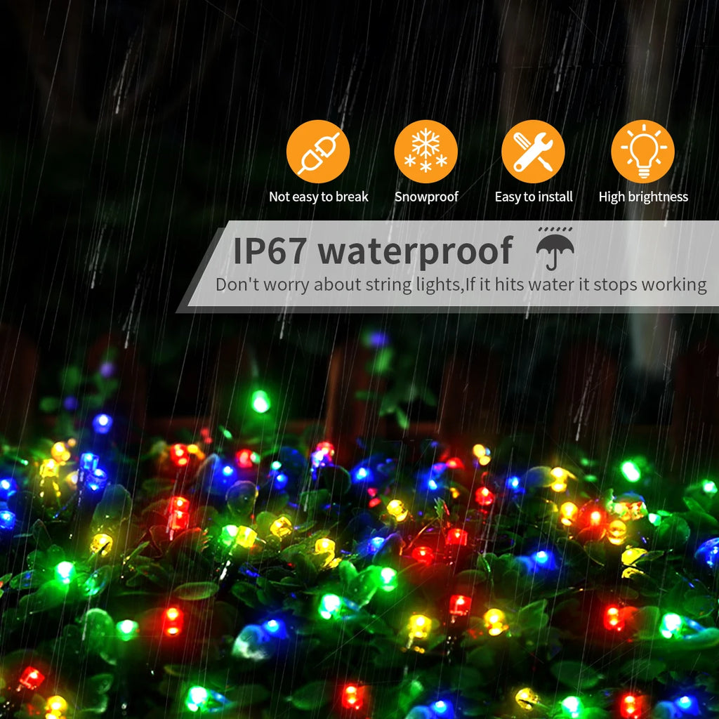 10M-100M LED Festival Lights Outdoor LED String Garland Ligh