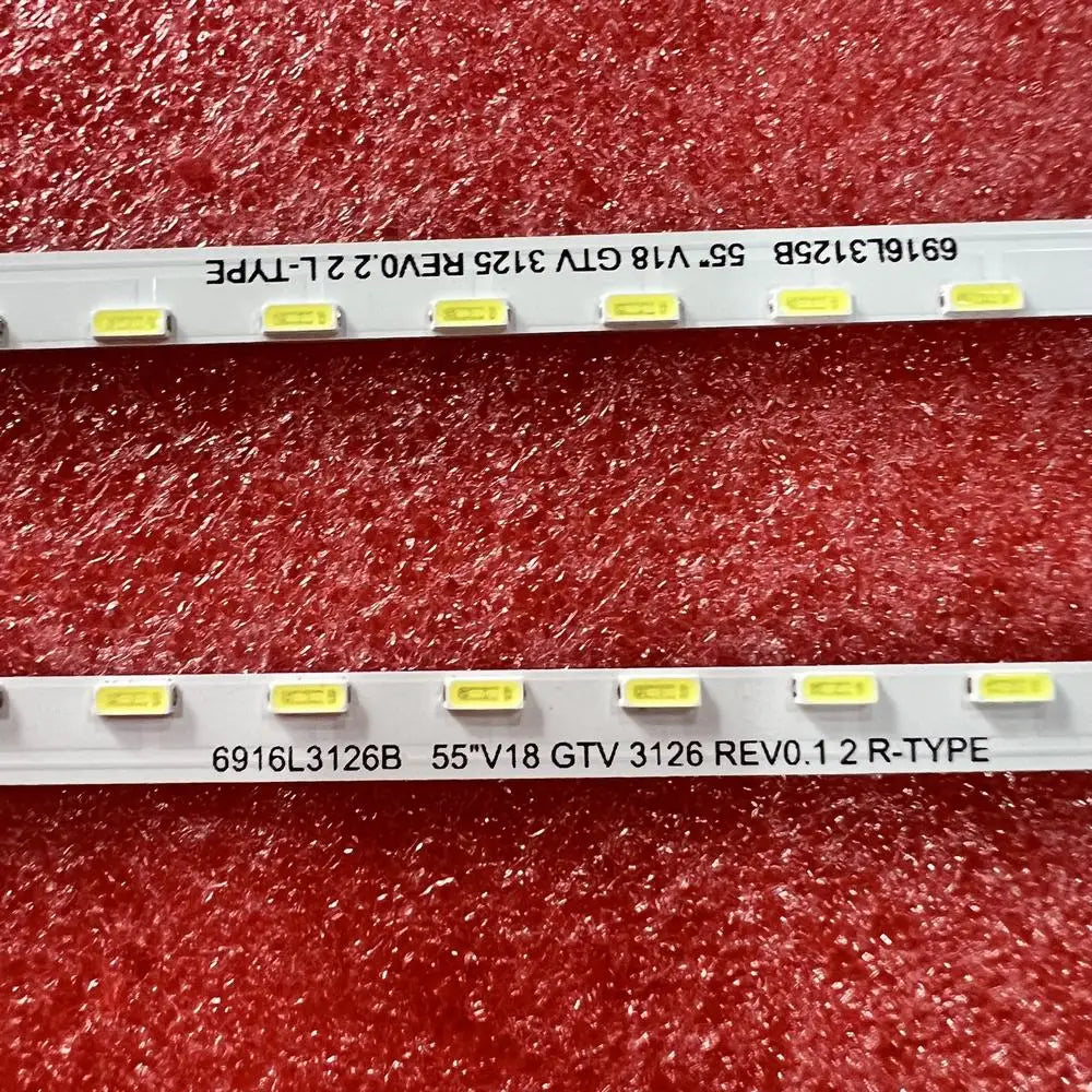 LED Backlight Strip for TV 55UF6807 55UH600V-ZA 6916L3126B 6916L3125B - Replacement TV Backlight Strip
