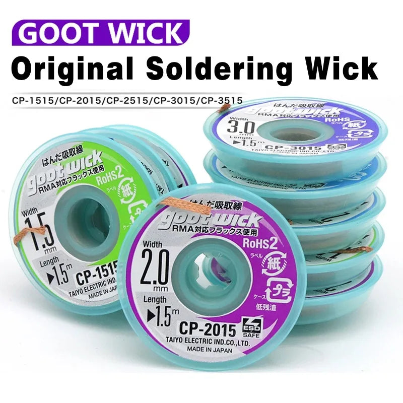 GOOT Desoldering Wick CP2015 CP2515 CP3015 CP3515 High Quali