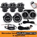 For Benz W205 C-Class GLC X253 W213 E W222 S C117/GLA X156/W176 W177 C118 Turbine Nozzle Air Vent Ambient Light Car Retrofit kit