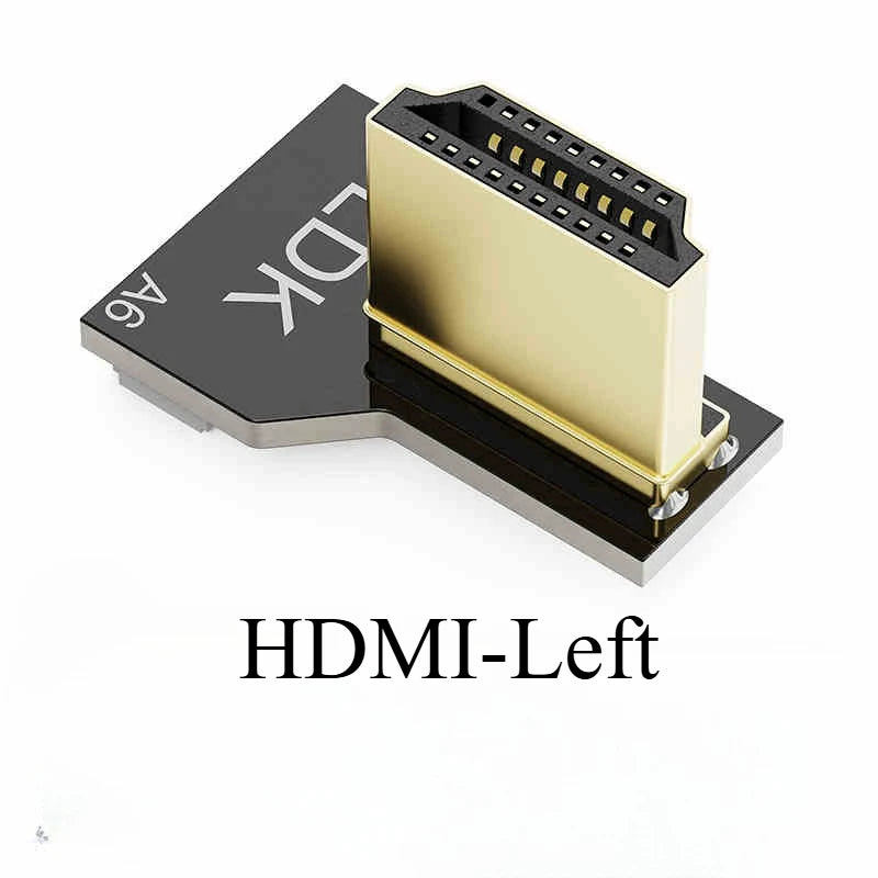 FPV HDMI-Compatible Connector Flexible Flat Cable Raspberry Pi 4 Micro HDMI To HDMI/Mini HDMI Female 90 Degree FFC 20pin
