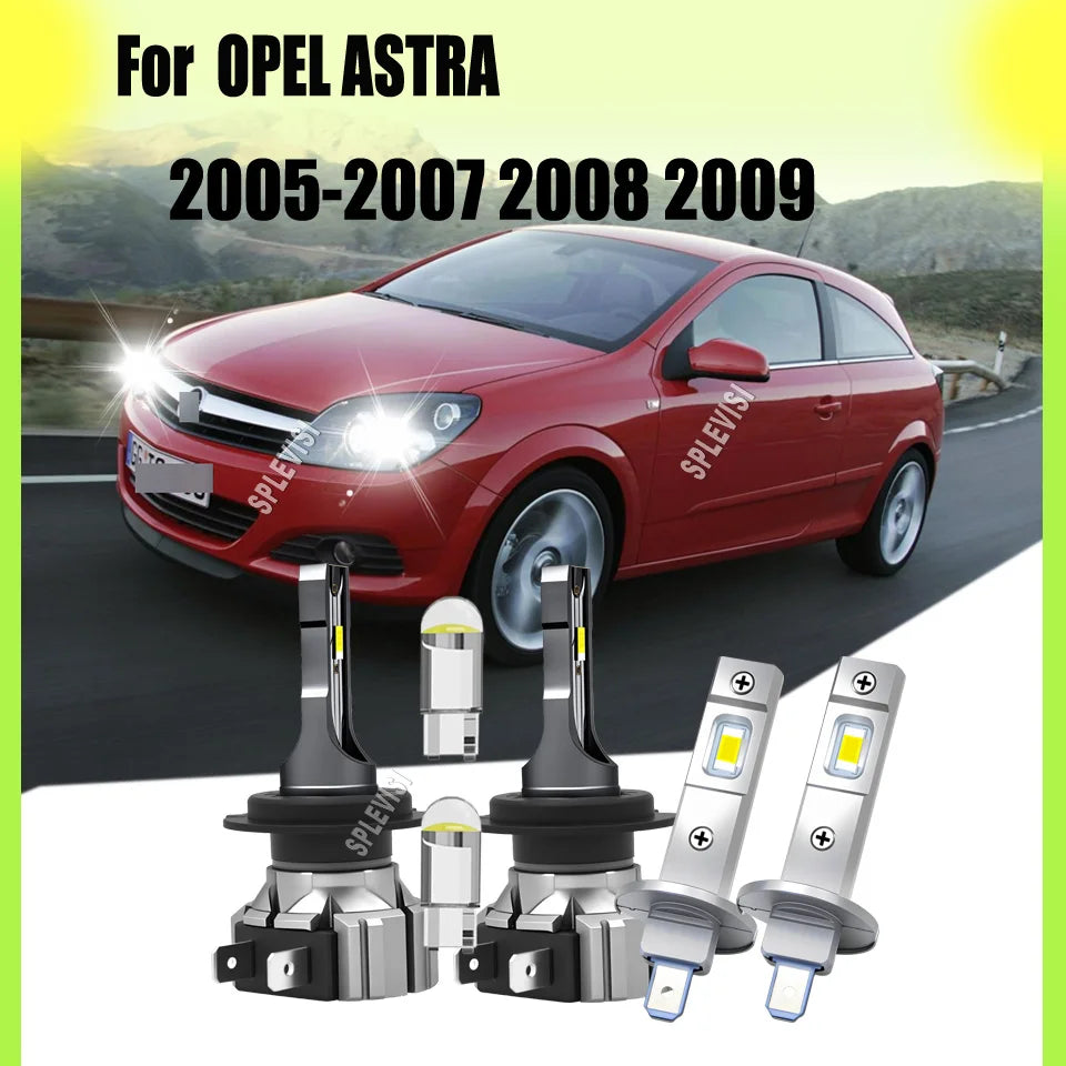 H1 H7 Waterproof LED Car Headlight 6000K White Set for Relia