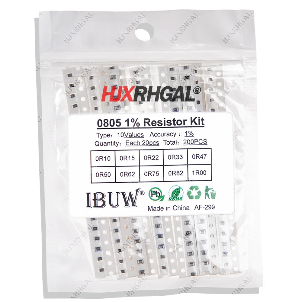 10/20/33/60/80 Values SMD Resistor Kit Assorted Kit 10ohm-1M