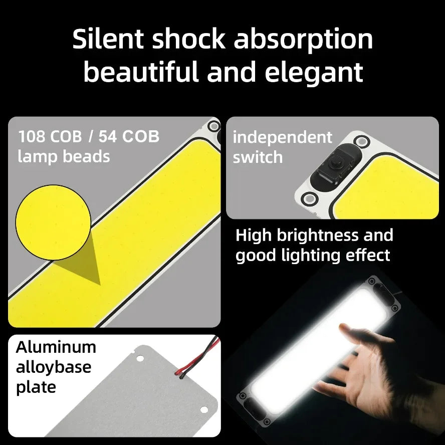 2 1PCS Ultra-bright LED Light Source with Switch Chip Readin