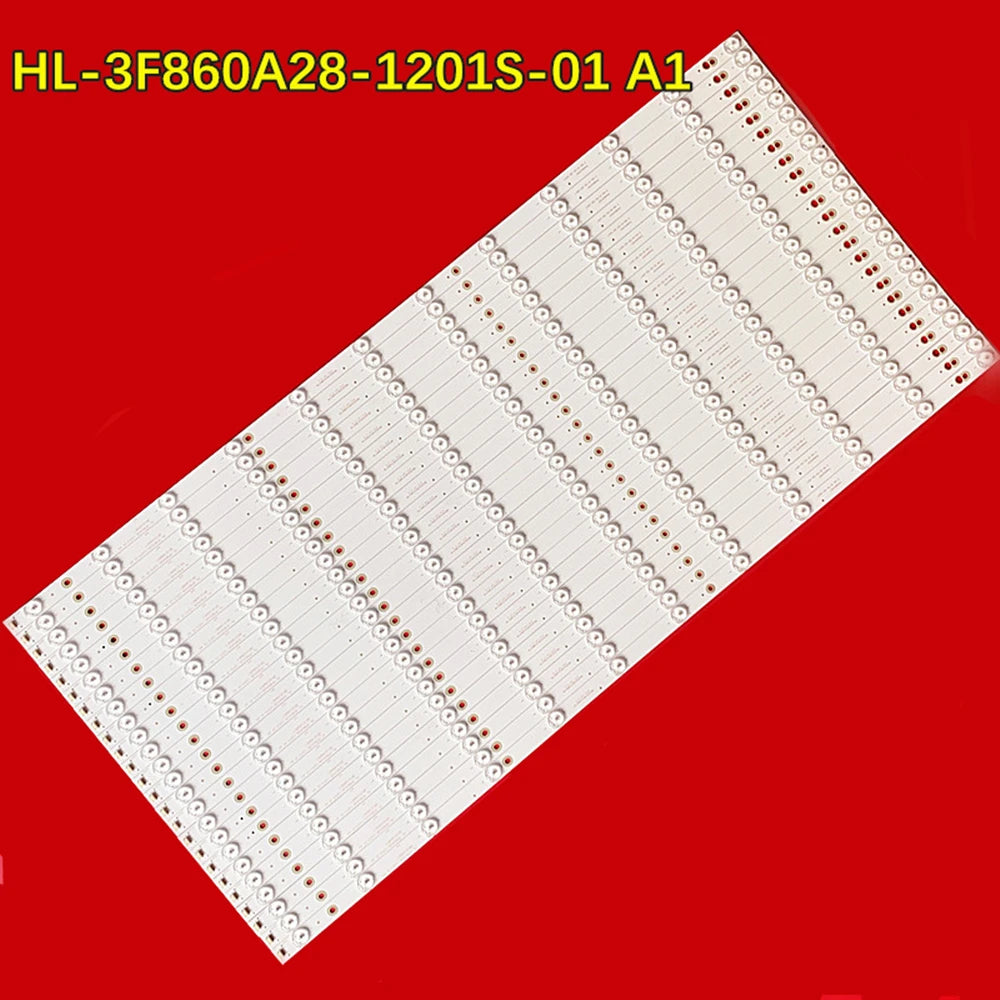 LED Backlight Strip for D8601B S86 S86EA S86EB F86EA HL-3F860A28-1201S-01 A1 - Replacement TV Backlight Strip
