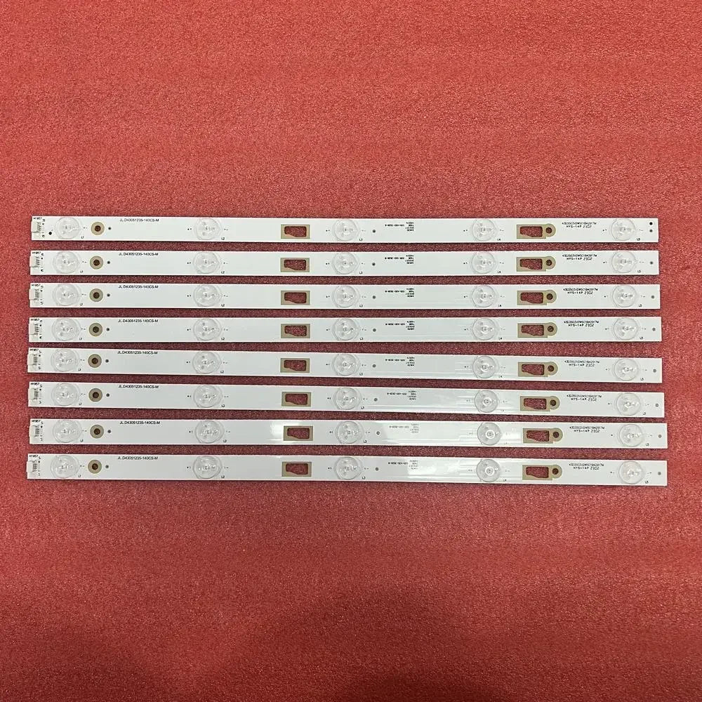 LED Backlight Strip for 8PCS LED backlight Strip 5LED For Toshiba 43E10 LVF430TVD0 E1 V39 TV 43L3500C