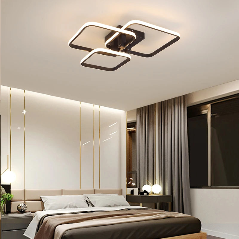 Premium LED Ceiling Light 3/5 Head Remote Control Dimmable f