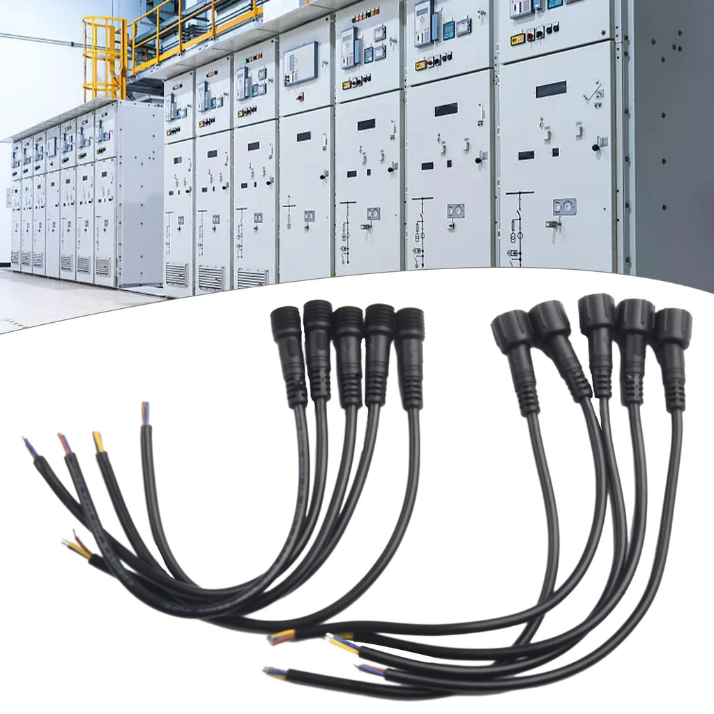 5 Pairs IP65 Waterproof 2/3-Pin 22AWG Wire LED Male And Fema