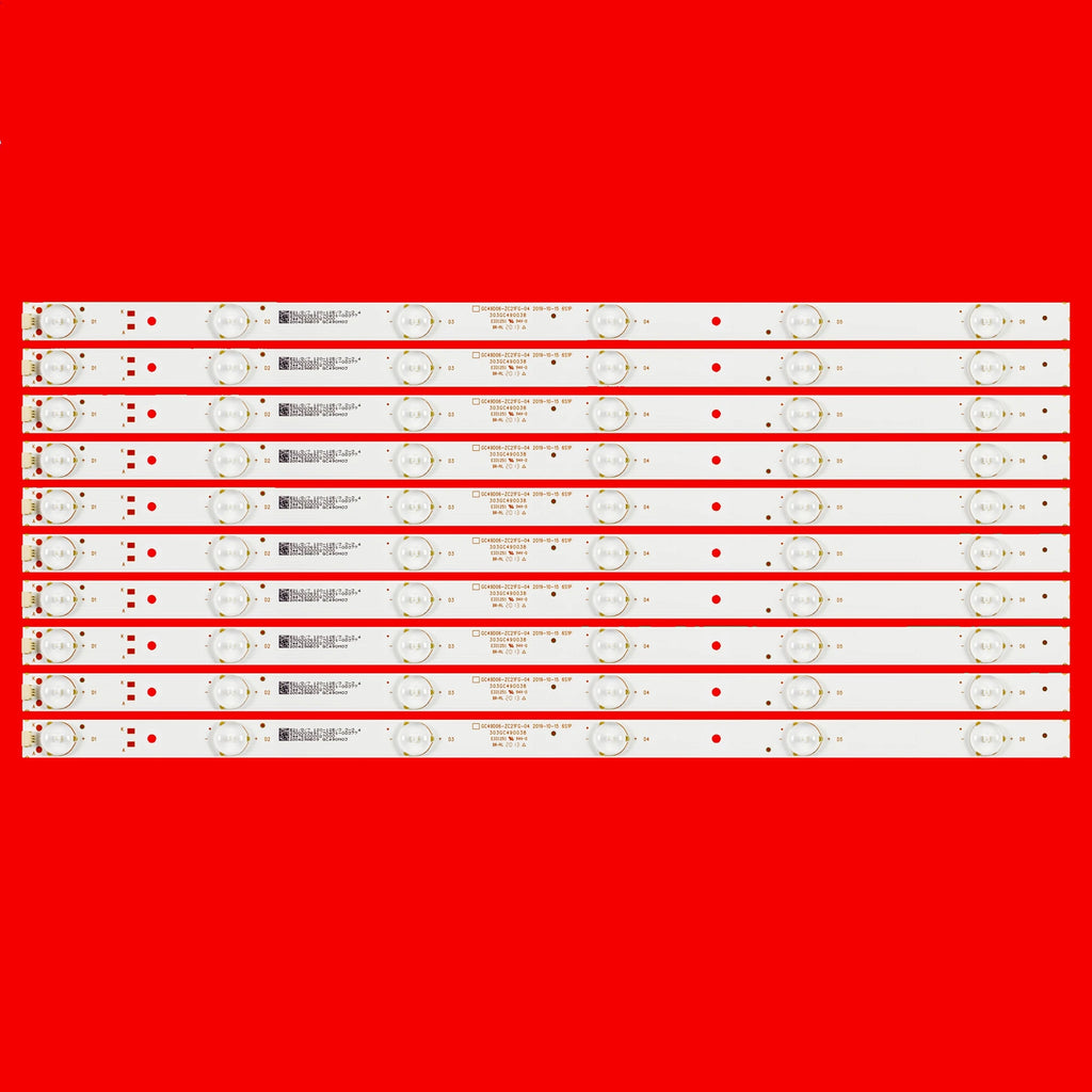LED Backlight Strip for 10pcs LED Backlight Strip For H49E12 H49E10 H49E07 H49E09 H49E17 303GC490032