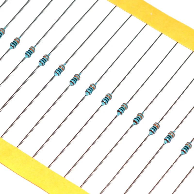 100pcs 1/8W 1/6W Metal Film Resistor 3R3 3R6 3R9 33R 330R 3K