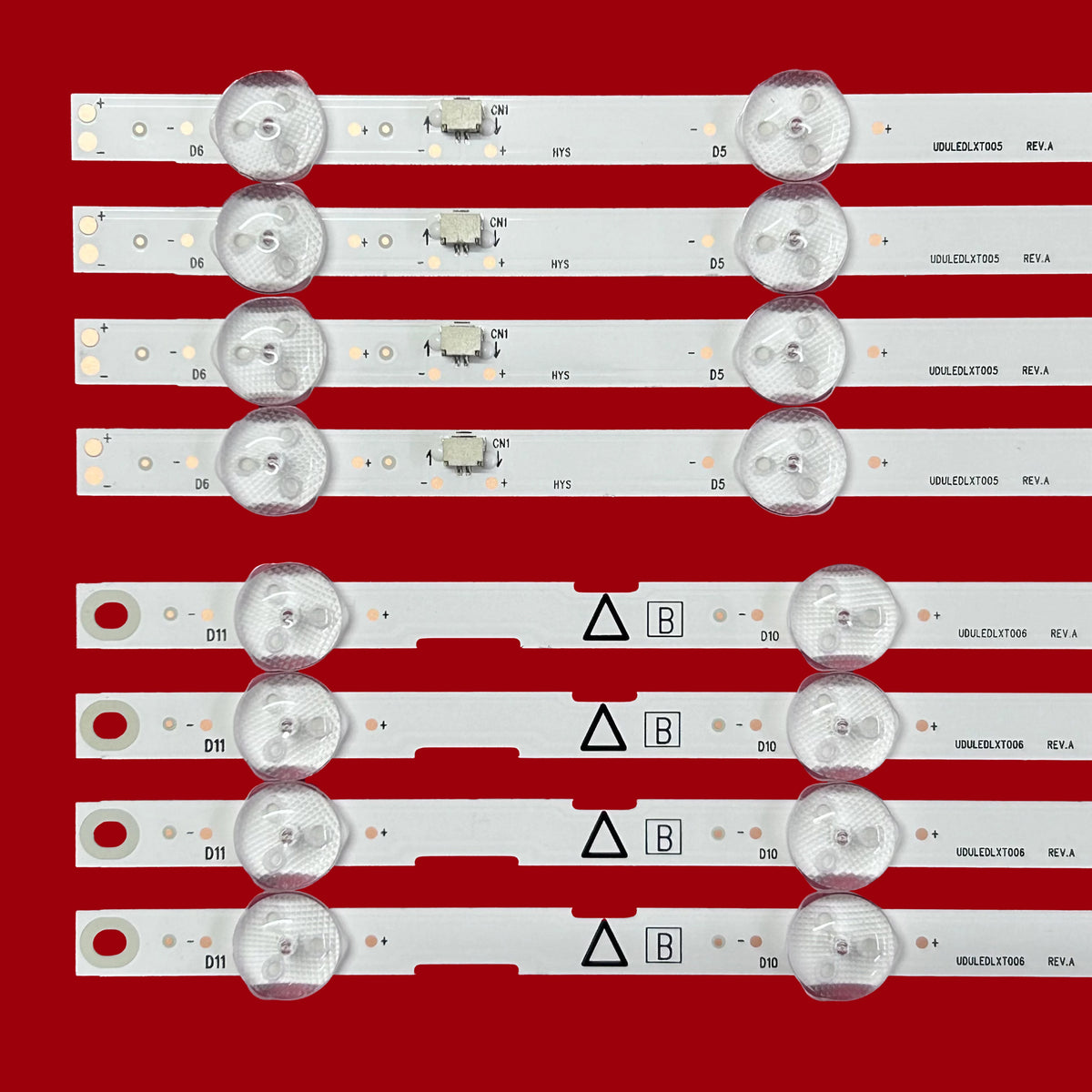LED Backlight Strip for 8 PCS/set LED backlight strip for 55PFL5601 55W5S1P 55W6S1P LB55084 UDULEDLXT006
