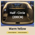 Car Trunk Ambient Light Strip for Suv Flexible PVC Automatic Led Light Strip Non-Destructive Installation Universal for 12V/24V
