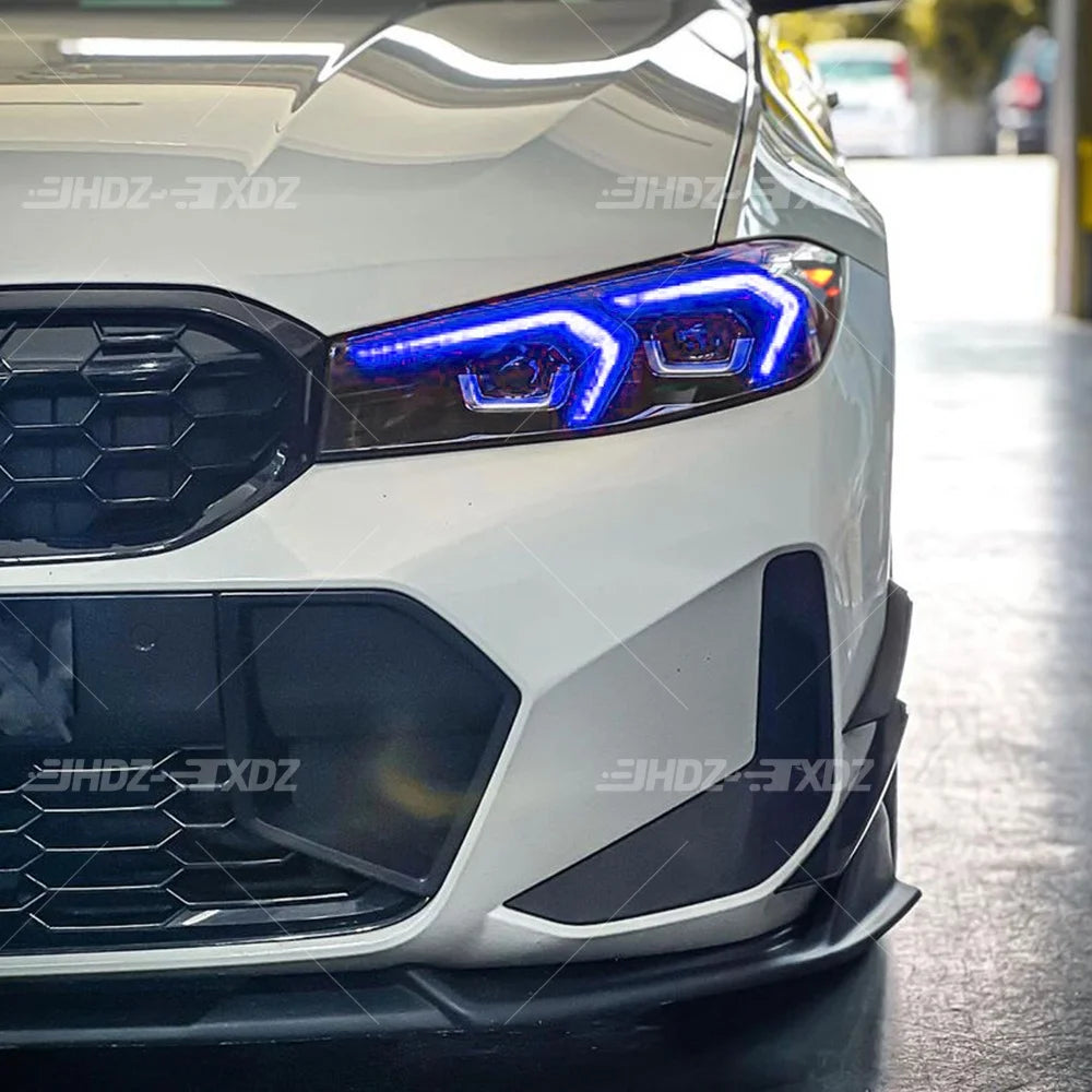 DRL LED Chips Yellow Amber Blue Light For BMW 3 Series G20 G21 G28 LCI 22-24 US LED Headlight Daytime Running
