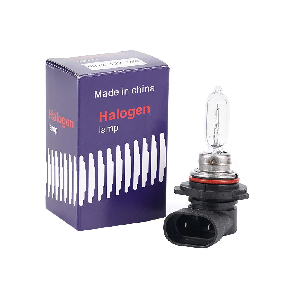1/2Pcs HIR2 9012 LED Headlight Bulb High Power 12V 55W White