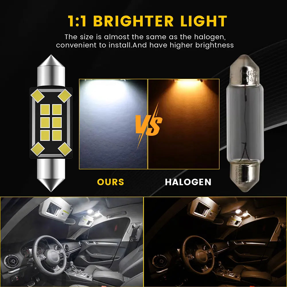 11Pcs Canbus LED Interior Light Bulb Kit For Hyundai Tucson 