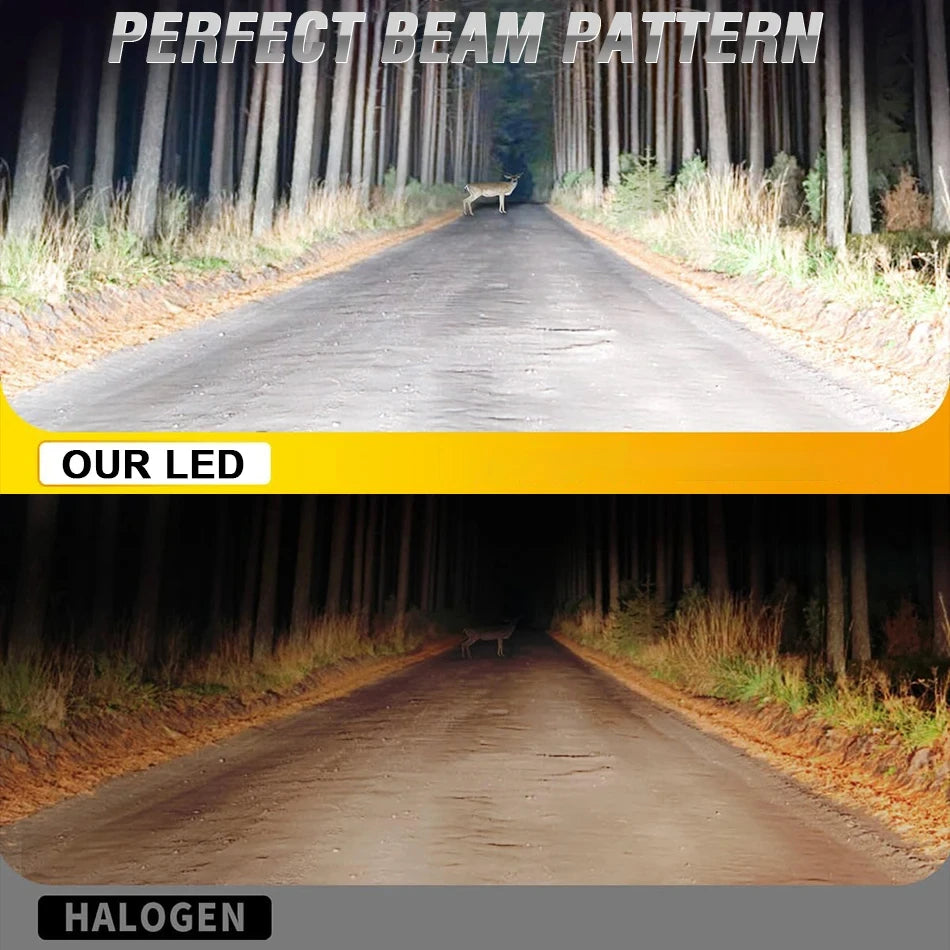 H1 LED Headlights Bulbs for Car CANBUS Fog Lights 500W 50000