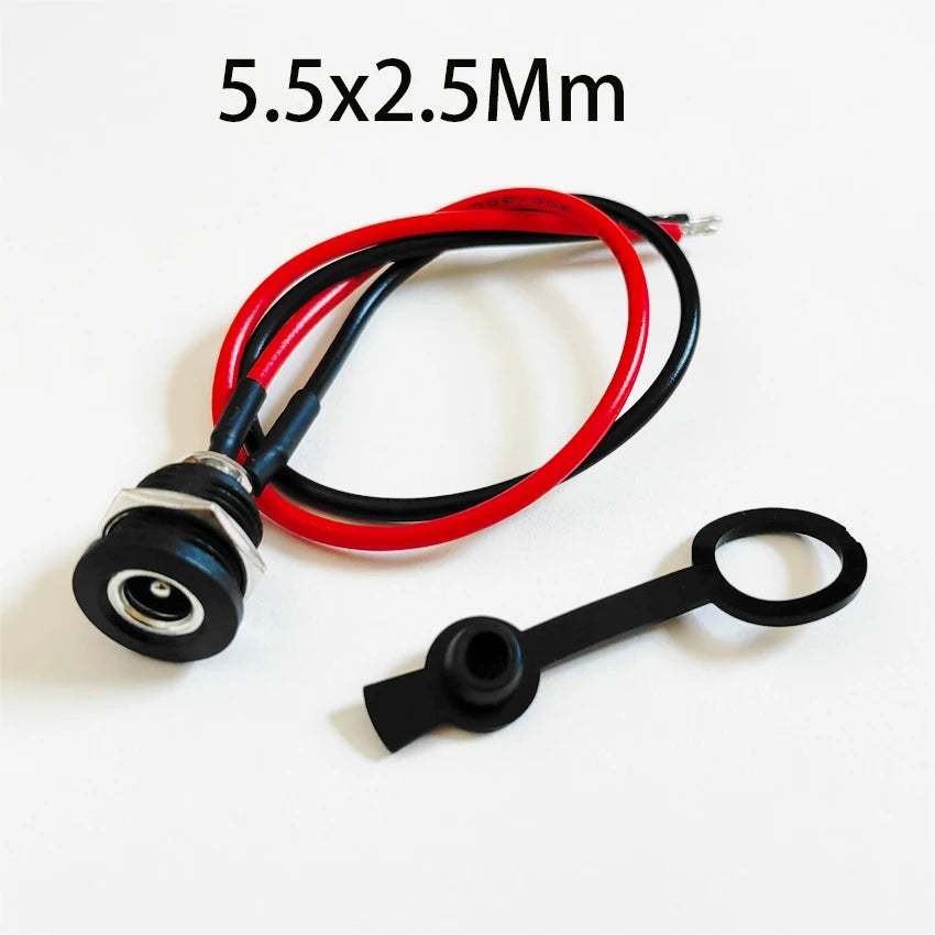 High Current 20AWG 5.5 2.1mm/5.5 2.5mm DC022D DC Power Cable