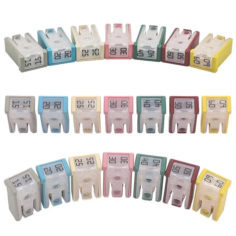 18pcs Car Fuses Assortment Kit Square Special Fuse Sleeve Ki