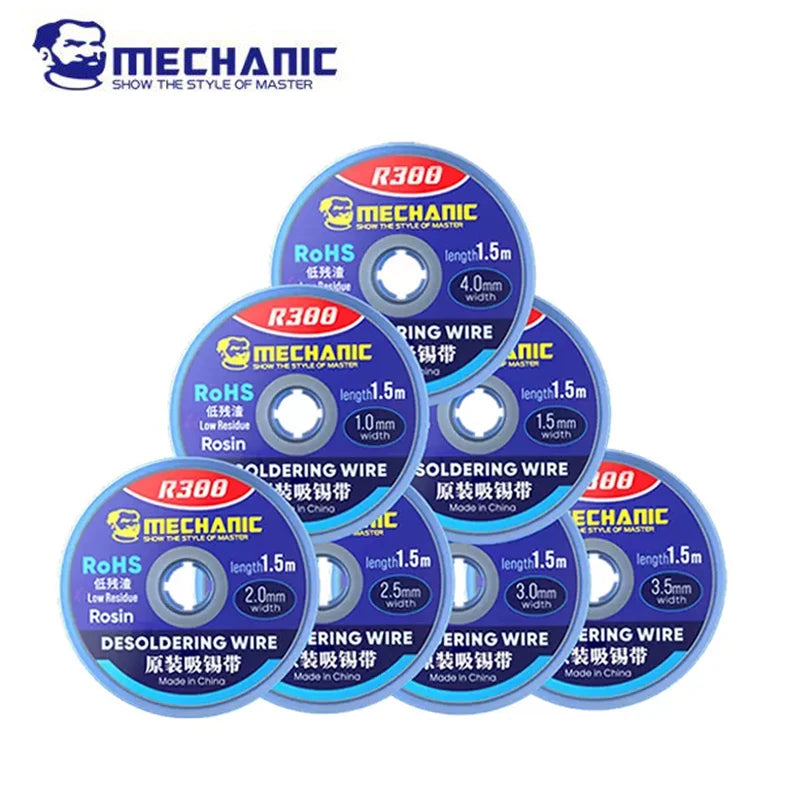 MECHANIC R300 Desoldering Braid 1.0/1.5/2.0/2.5/3.0/3.5/4.0m