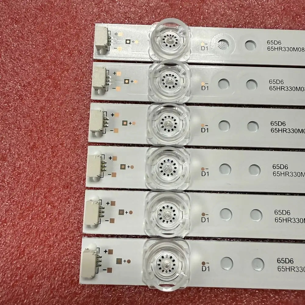 LED Backlight Strip for 6pcs/set LED Bar for Toshiba 65U3800C 65U800C 65U8000C TCL 65D6-6X8-3030-LX20180521