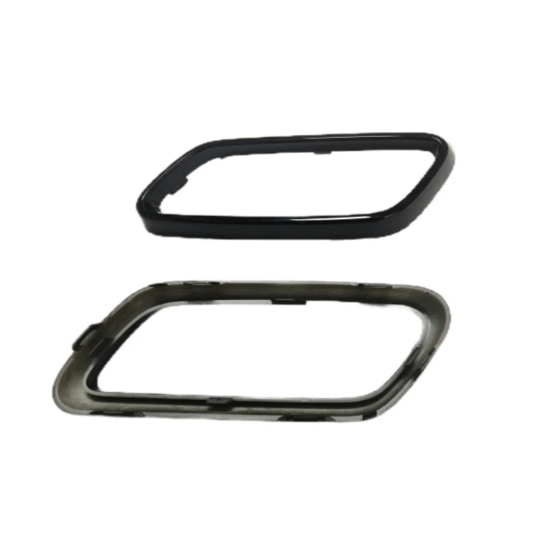 2068858303 2068858403 Rear Bumper Chrome Trim Black Exhaust Pipe Cover For Mercedes Benz C Class W206 C200
