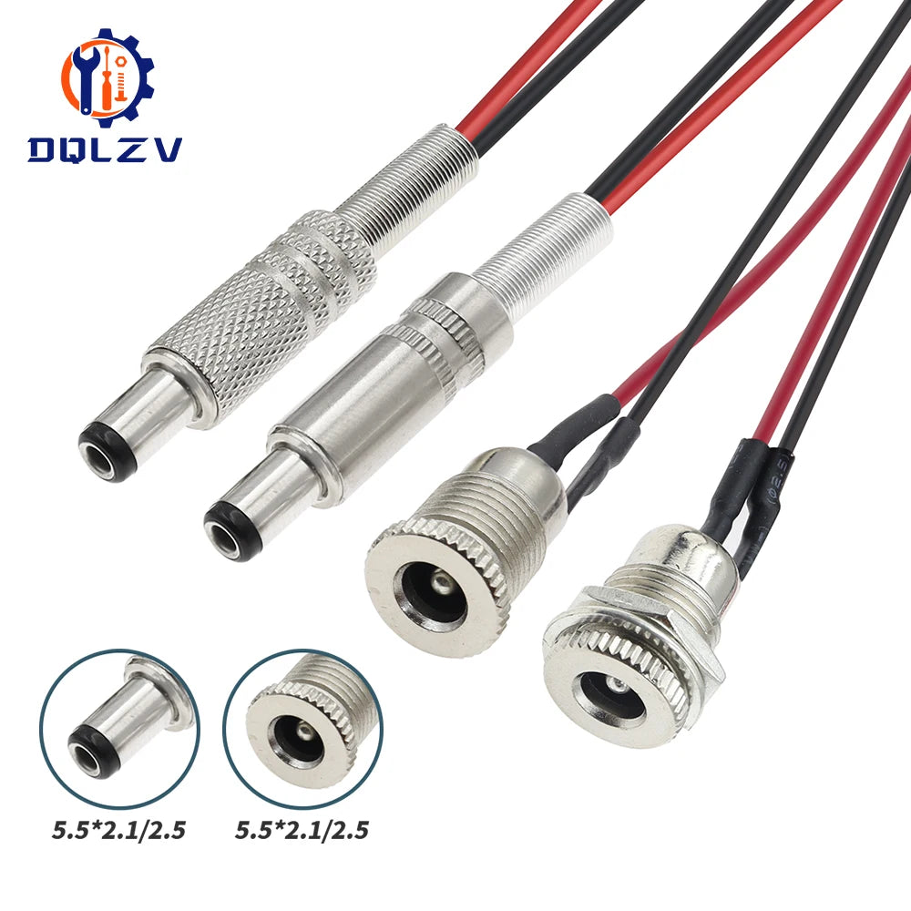 1PCS Waterproof DC-099 5.5 2.5mm 5521 5525 DC Power Jack Soc