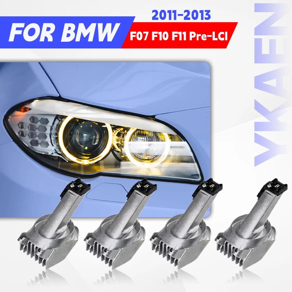 Angel Eye DRL Module For 11-13 BMW 5 Series F07 F10 F11 Xenon Headlight Daytime Running Light Blue Red for