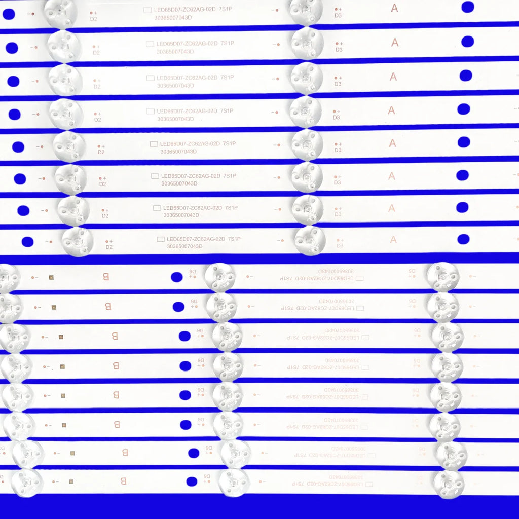 LED Backlight Strip for Haier 65 SMART TV S1 65R3 LS65Z51Z LU65C7 LU65C61(PRO) 65U740NB PL6521UHDG Candy Uno