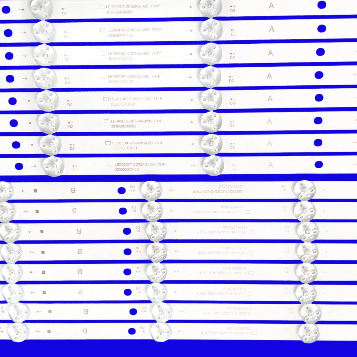 LED Backlight Strip for Haier 65 SMART TV S1 65R3 LS65Z51Z LU65C7 LU65C61(PRO) 65U740NB PL6521UHDG Candy Uno