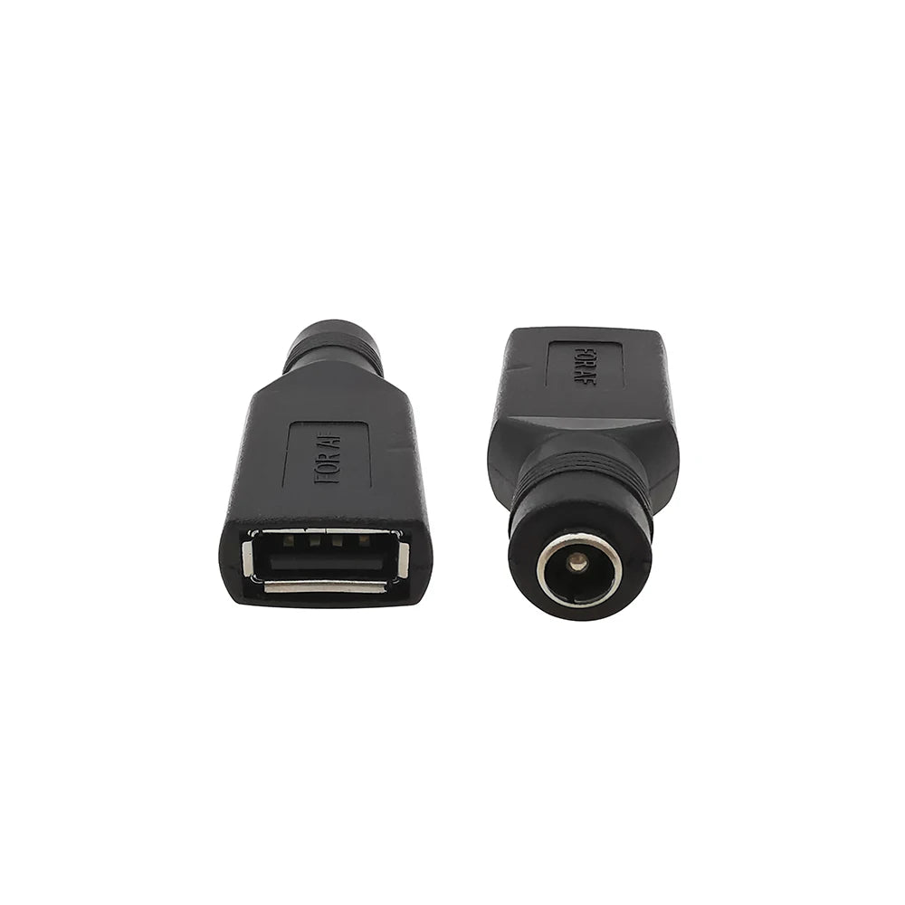 1/2/5Pcs 5.5 2.1mm Female Jack Socket to USB 2.0 Type A Male