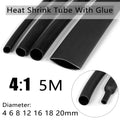 5M 4 1 Heat Shrink Tube With Glue Thermoretractile Shrinkabl