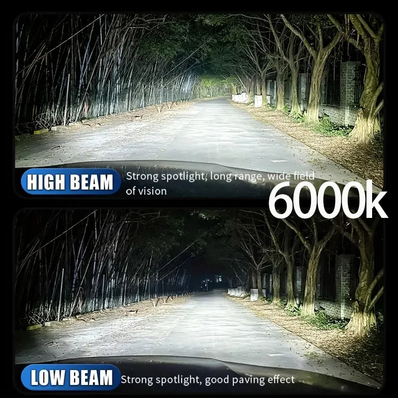 Heyword 2Pcs Car Headlight H4 H7 LED H11 9005 9006 H1 Auto B